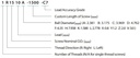1R15-05-3000-0.052L-BD2.778 Rolled Shaft