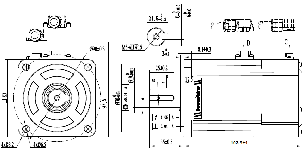 ELM1H-1000MA80F Motor